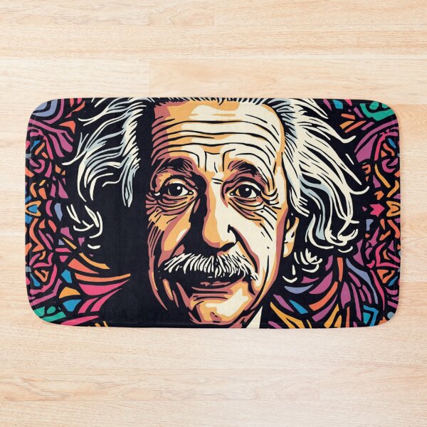 Item preview, Albert Einstein Pop Art Portrait designed and sold by Owcomm.