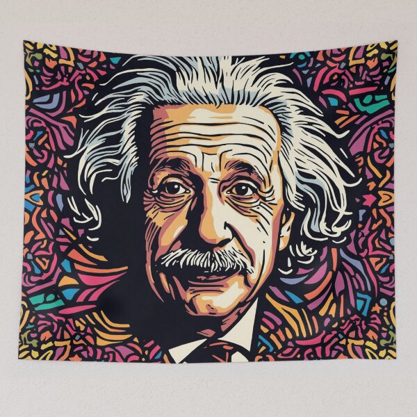Item preview, Albert Einstein Pop Art Portrait designed and sold by Owcomm.