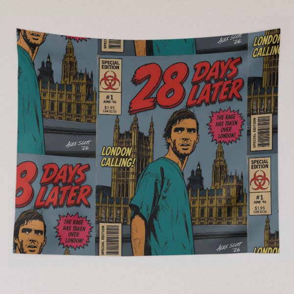 Item preview, 28 DAYS LATER CILLIAN MURPHY COMIC STYLE POSTER designed and sold by Campbell0395.
