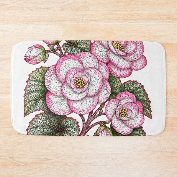 Item preview, Pink Begonias designed and sold by PaintedbyCarol.