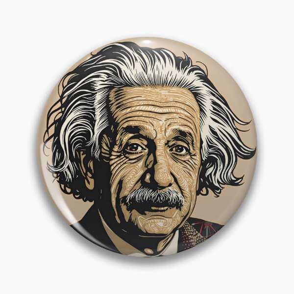 Item preview, Albert Einstein Portrait Illustration Genius Scientist Pop Art Print designed and sold by Owcomm.