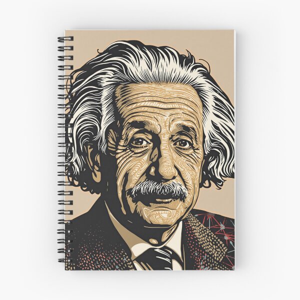 Item preview, Albert Einstein Portrait Illustration Genius Scientist Pop Art Print designed and sold by Owcomm.