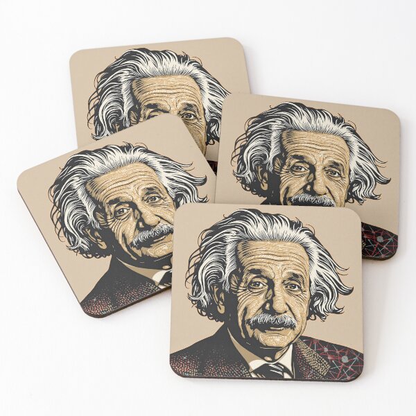 Item preview, Albert Einstein Portrait Illustration Genius Scientist Pop Art Print designed and sold by Owcomm.