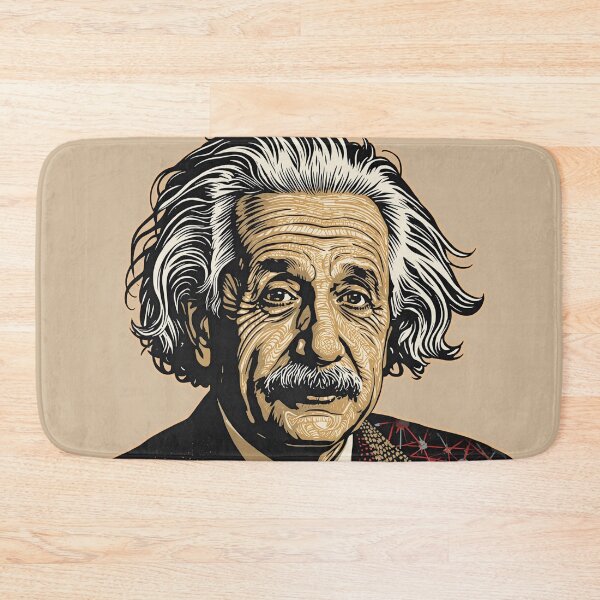 Item preview, Albert Einstein Portrait Illustration Genius Scientist Pop Art Print designed and sold by Owcomm.