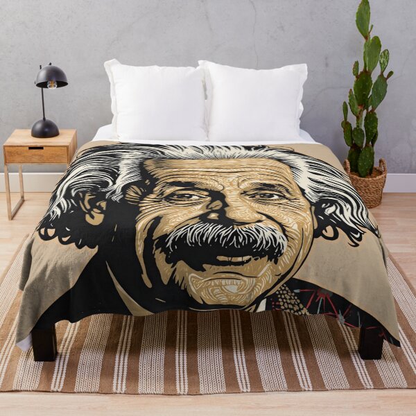 Item preview, Albert Einstein Portrait Illustration Genius Scientist Pop Art Print designed and sold by Owcomm.