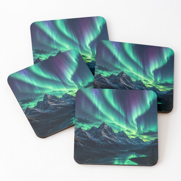 Item preview, Northern Lights Mountain Reflection designed and sold by MKDSN.