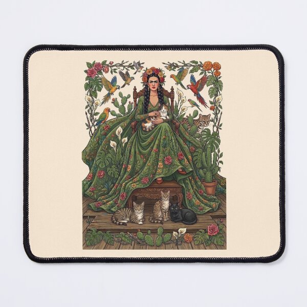 Item preview, Frida Kahlo Cats designed and sold by TeeARTHY.