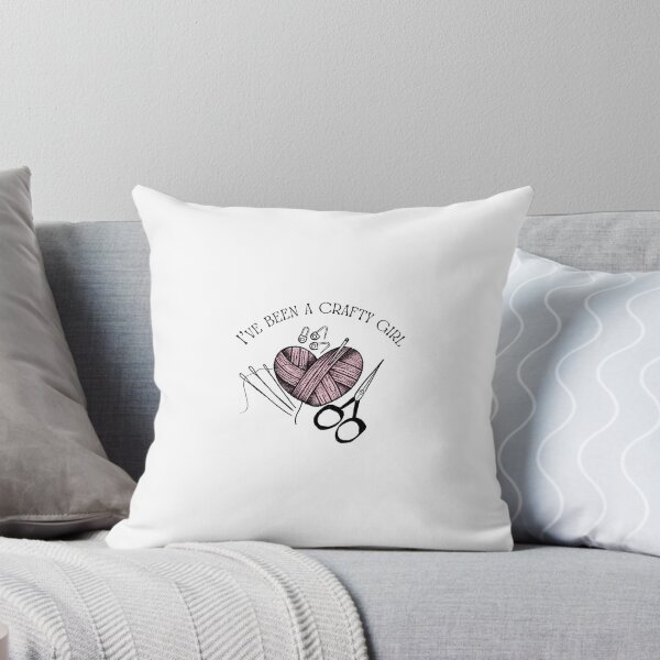 Item preview, Crafty Girl - Crochet, Knitting, Sewing Humor designed and sold by HandmadebyNina.