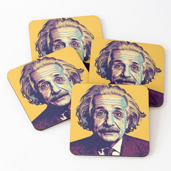 Item preview, Albert Einstein Pop Art Portrait Colorful Retro Illustration of the Genius Physicist designed and sold by Owcomm.