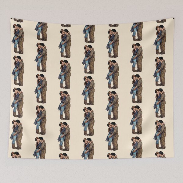 Item preview, Frida Kahlo And Diego Rivera Hugging designed and sold by TeeARTHY.