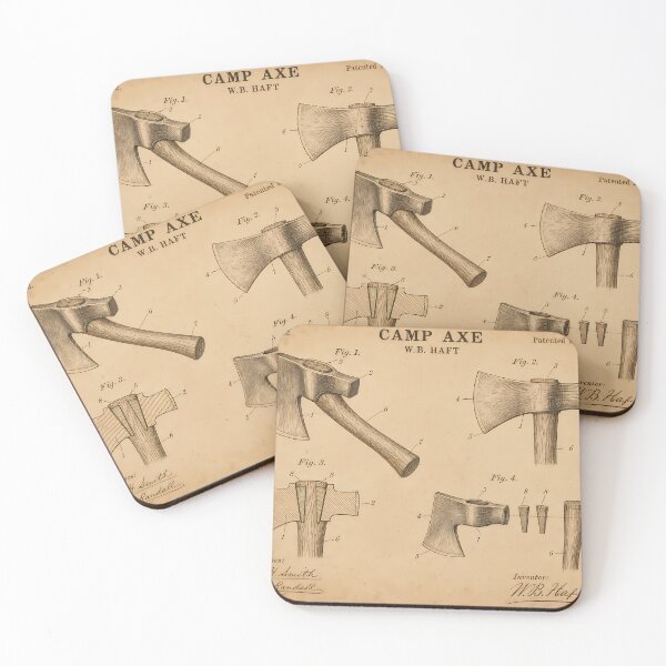 Item preview, Camp Axe Patent Print · Vintage Technical Wall Art · Outdoorsman Gift designed and sold by Savannah North.