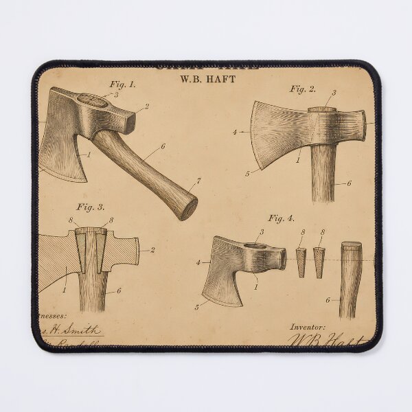 Item preview, Camp Axe Patent Print · Vintage Technical Wall Art · Outdoorsman Gift designed and sold by Savannah North.