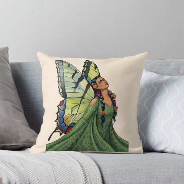 Item preview,  Frida Kahlo With Green Butterfly Wings  designed and sold by TeeARTHY.