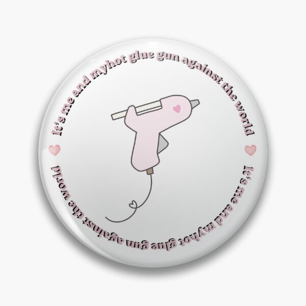 Item preview, Cute Hot Glue Gun Crafty Sticker for Makers designed and sold by HandmadebyNina.