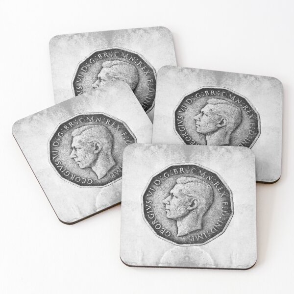 Item preview, King George VI British Threepence Coin Dark History designed and sold by Ghoul Enterprises.