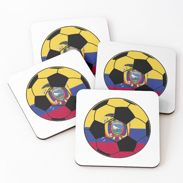 Item preview, Ecuador Flag Soccer Ball designed and sold by FinalScoreClub.