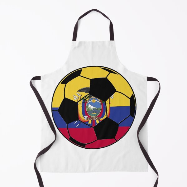 Item preview, Ecuador Flag Soccer Ball designed and sold by FinalScoreClub.