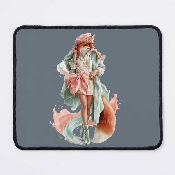 Item preview, Couture Fox Fashion Illustration designed and sold by MegaNovaArt.