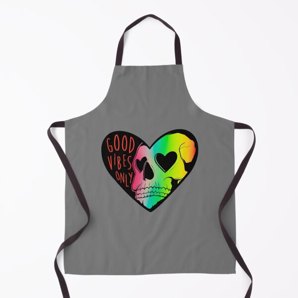 Item preview, Good Vibes Only Skull Holographic Aesthetic designed and sold by ShurikenStar.