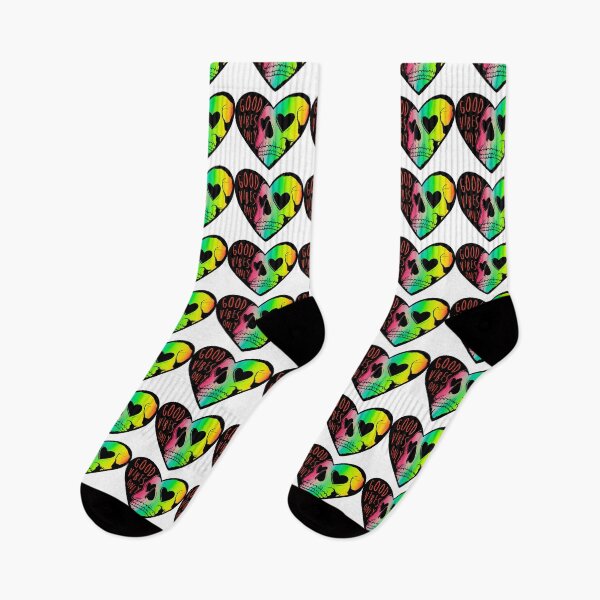 Item preview, Good Vibes Only Skull Holographic Aesthetic  designed and sold by ShurikenStar.
