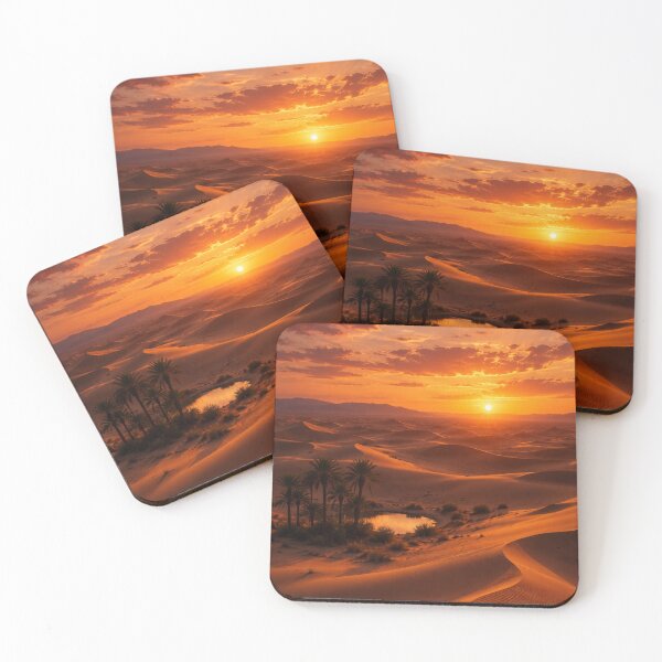 Item preview, Sahara Desert Sunset Oasis designed and sold by MKDSN.