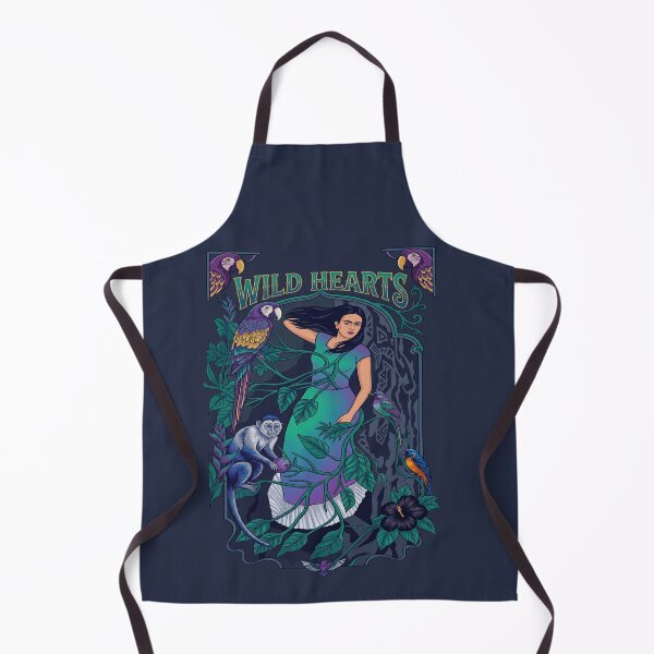 Item preview, Frida Kahlo Wild Hearts Woman With Monkeys designed and sold by TeeARTHY.