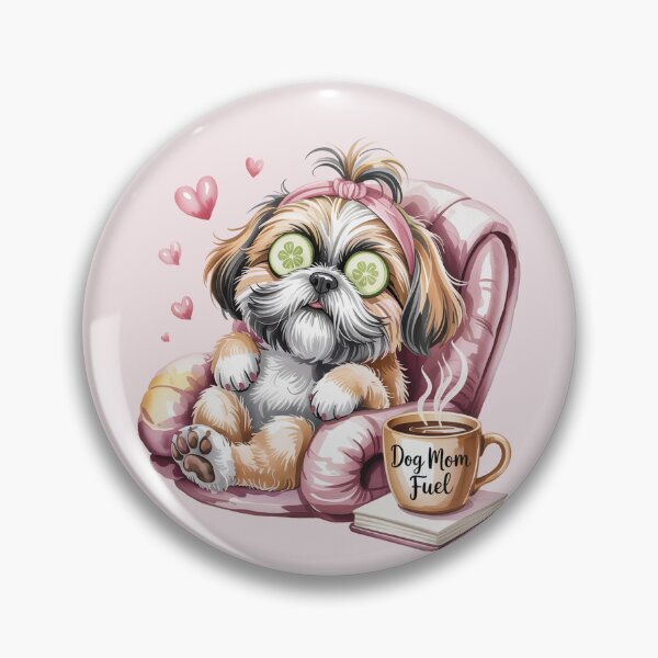 Item preview, Cute Shih Tzu Dog Mom Spa Day Dog Mom Fuel designed and sold by tamdevo1.