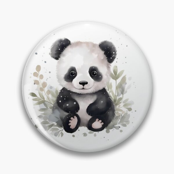 Item preview, Cute Panda Watercolor Baby designed and sold by Amr Siam.