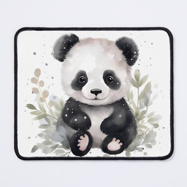 Item preview, Cute Panda Watercolor Baby designed and sold by Amr Siam.