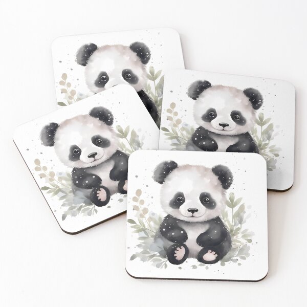 Item preview, Cute Panda Watercolor Baby designed and sold by Amr Siam.