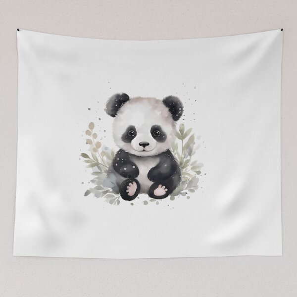 Item preview, Cute Panda Watercolor Baby designed and sold by Amr Siam.