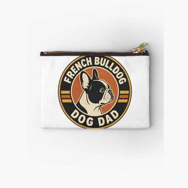 Item preview, French Bulldog Garage Dad - Vintage Retro Father's Day Badge designed and sold by Breed And Build.