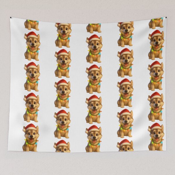 Item preview, Christmas West Siberian Laika Dog designed and sold by Sillytoe.