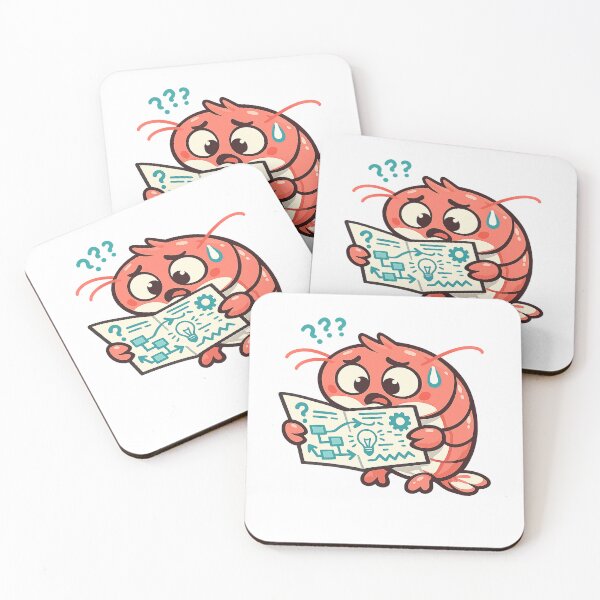 Item preview, Confused Little Shrimp designed and sold by EastEndTownie.