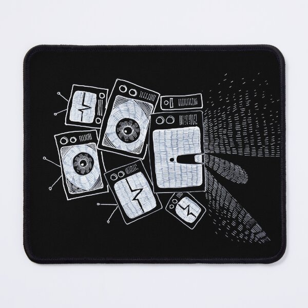 Item preview, The cyberpunk screens are watching designed and sold by Ink & Silence by Loraaart.
