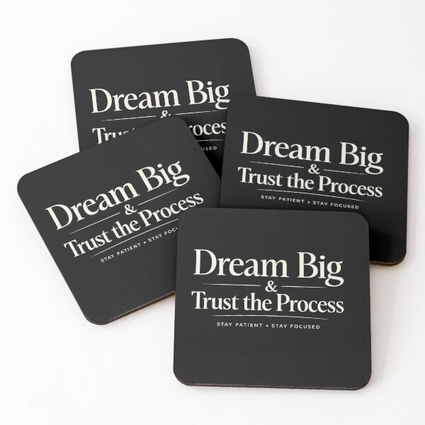 Item preview, Dream Big & Trust the Process Stay Patient Stay Focused designed and sold by Owcomm.