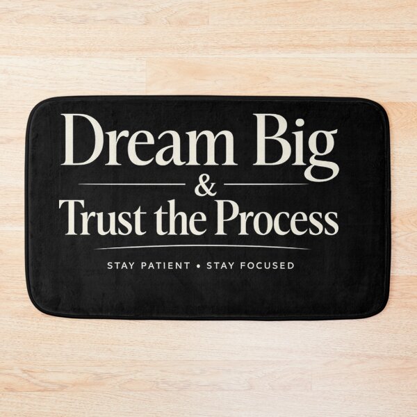 Item preview, Dream Big & Trust the Process Stay Patient Stay Focused designed and sold by Owcomm.