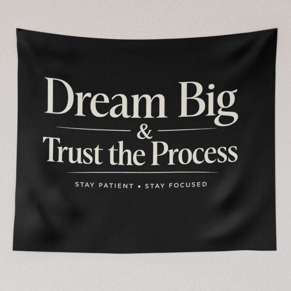 Item preview, Dream Big & Trust the Process Stay Patient Stay Focused designed and sold by Owcomm.