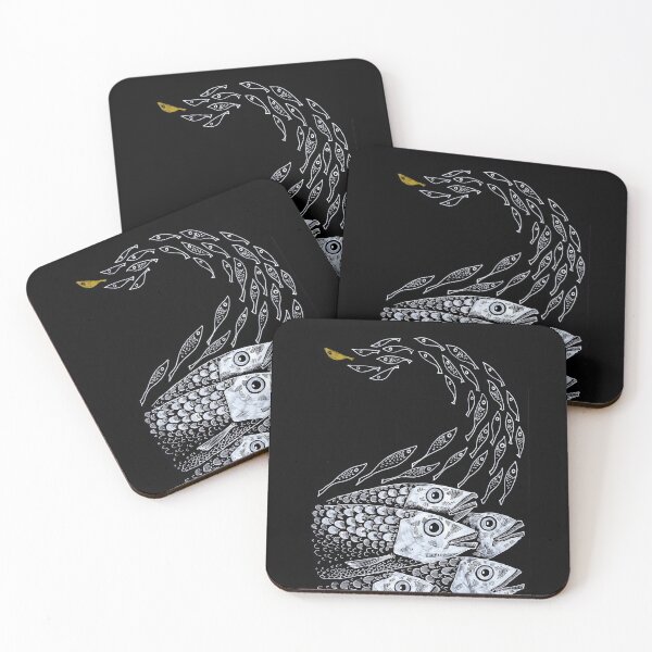 Item preview, A school of fish in the sea designed and sold by Ink & Silence by Loraaart.