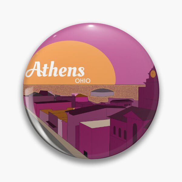 Item preview, Athens, Ohio City Scape designed and sold by fivebatsdesign.