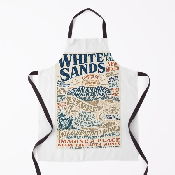 Item preview, White Sands National Park New Mexico San Andres Mountains Desert Landscape designed and sold by Aryabek.