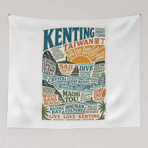 Item preview, Kenting Taiwan Maobitou Baisha Bay Tropical Coast Travel  designed and sold by Aryabek.