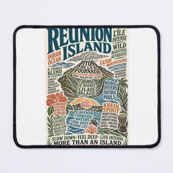 Item preview, Reunion Island Piton de la Fournaise Cirques Creole Culture Travel  designed and sold by Aryabek.