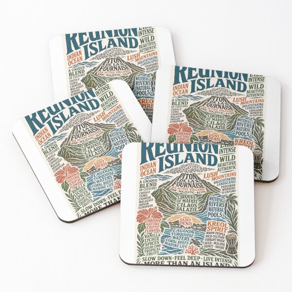 Item preview, Reunion Island Piton de la Fournaise Cirques Creole Culture Travel  designed and sold by Aryabek.