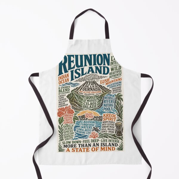 Item preview, Reunion Island Piton de la Fournaise Cirques Creole Culture Travel  designed and sold by Aryabek.