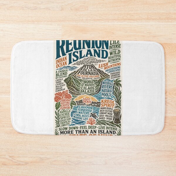 Item preview, Reunion Island Piton de la Fournaise Cirques Creole Culture Travel  designed and sold by Aryabek.