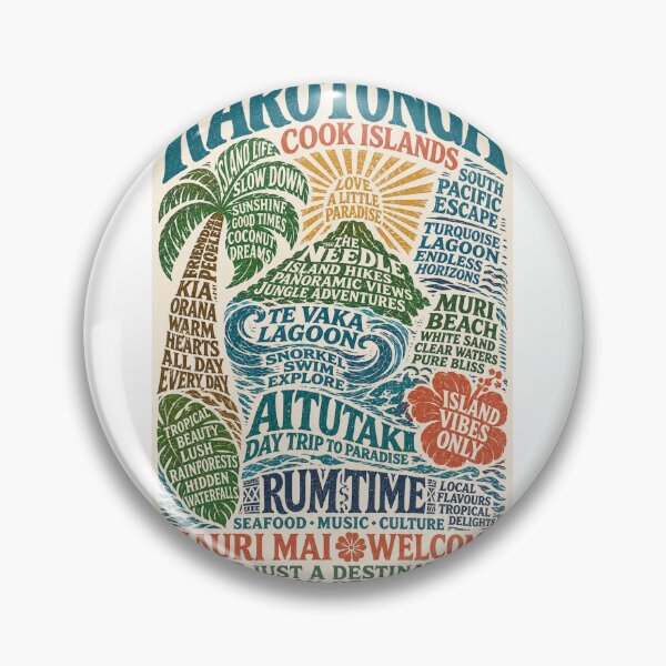 Item preview, Rarotonga Cook Islands Muri Beach Te Vara Nui Island Paradise  designed and sold by Aryabek.
