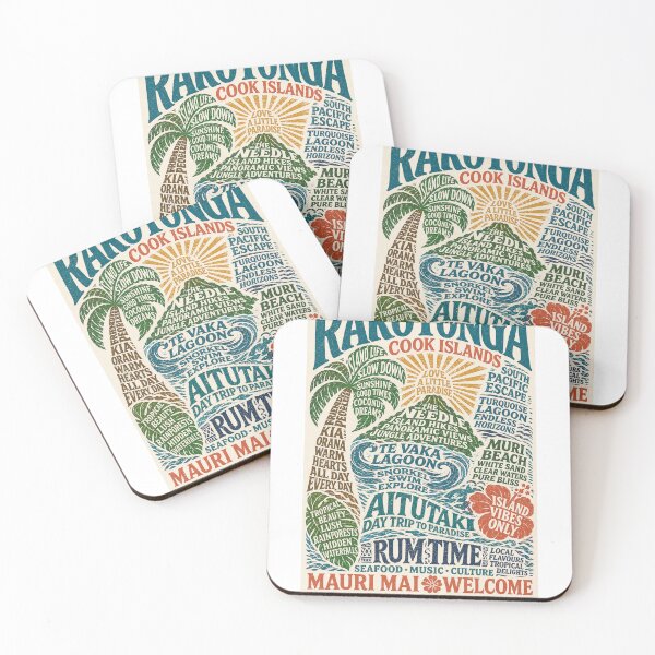 Item preview, Rarotonga Cook Islands Muri Beach Te Vara Nui Island Paradise  designed and sold by Aryabek.