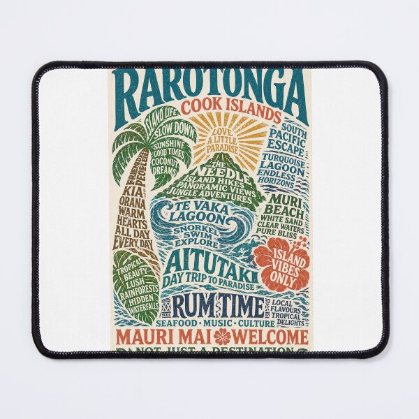 Item preview, Rarotonga Cook Islands Muri Beach Te Vara Nui Island Paradise  designed and sold by Aryabek.