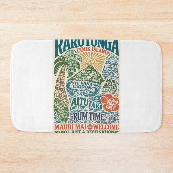 Item preview, Rarotonga Cook Islands Muri Beach Te Vara Nui Island Paradise  designed and sold by Aryabek.